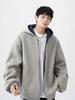 Men's Trendy Rogue Double Zipper Hooded Sweatshirt - Autumn/Winter Loose Casual Sports Cardigan Jacket
