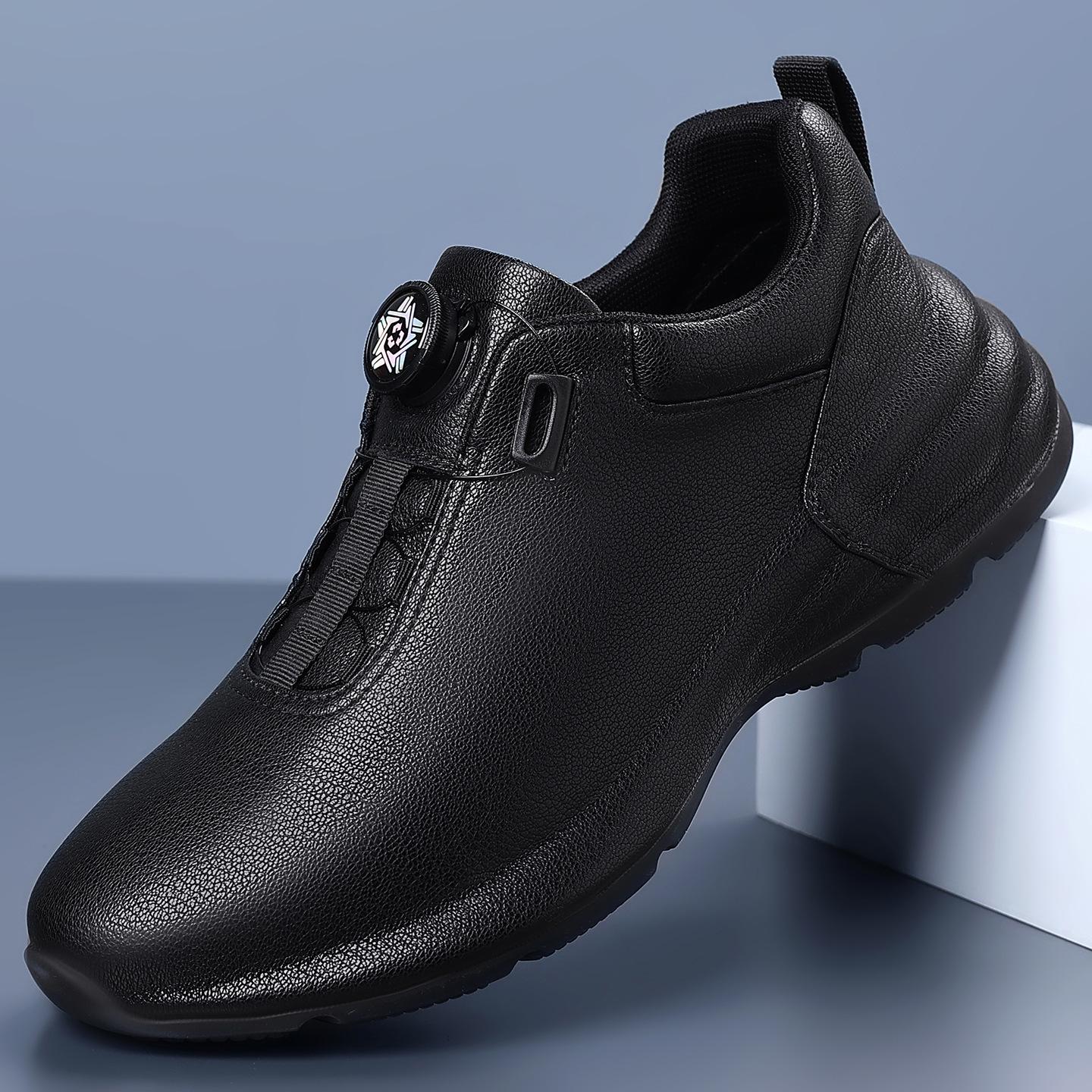 

Мужские повседневные кроссовки из натуральной кожи, модель осени 2025 года с увеличением роста, универсальные кроссовки для папы. 44