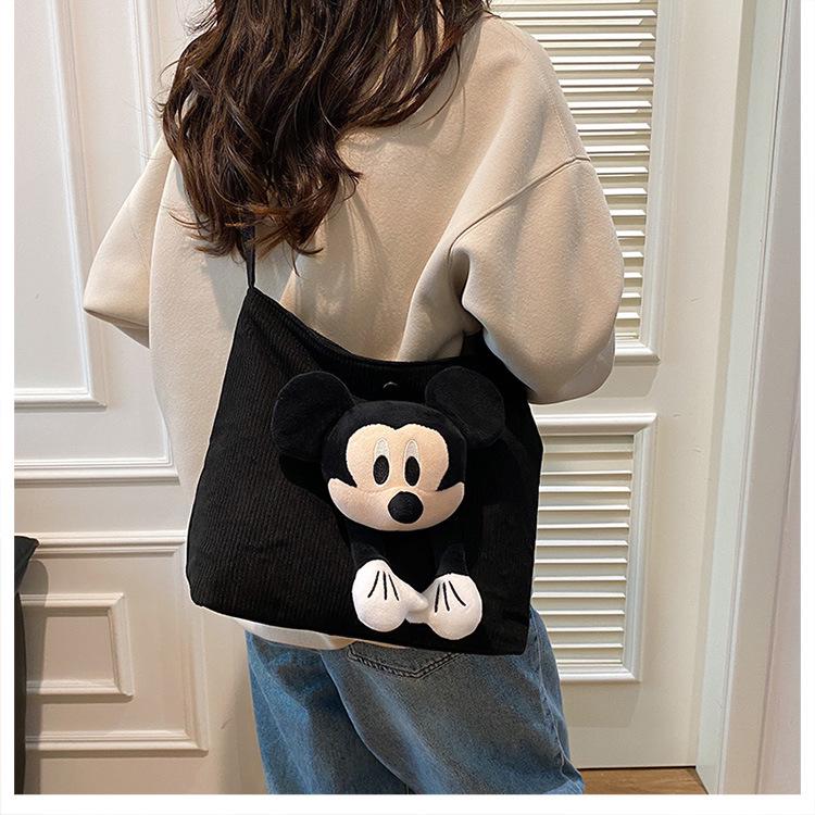 2025 Korean Style Large Capacity Tote: Cute Cartoon Casual Shoulder Handbag