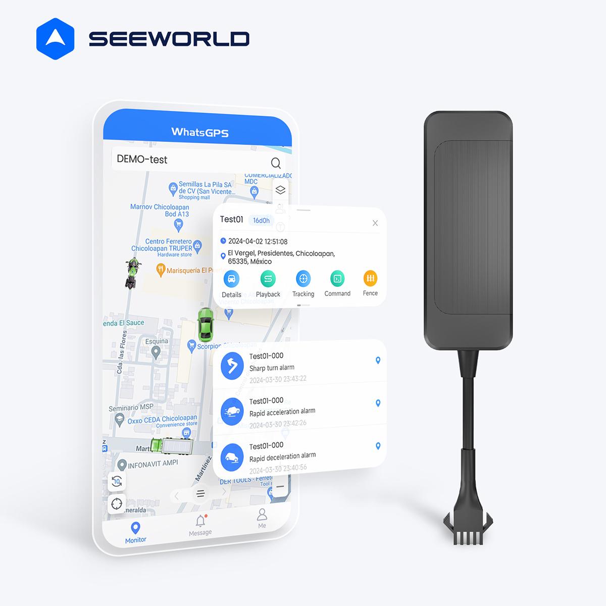 

The Newsest R12L Pro LTE Modem GPS Rastreador Moto Localizador 4G Global Positioning темно-сірий колір