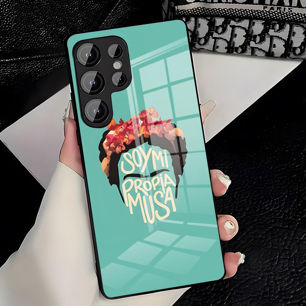 A-Art Frida Kahlo Phone Case For Samsung S26 S25 Plus S20 S20 Plus S22 Ultra S23 FE S21 Plus S21 Ultra Glass Cover