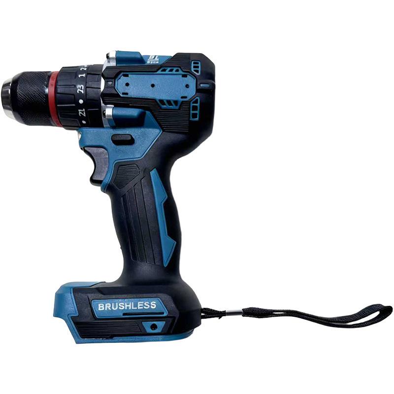 Brushless Lithium Battery Multi-functional Electric Drill & Screwdriver with Pistol Grip and Three-speed Impact Mode