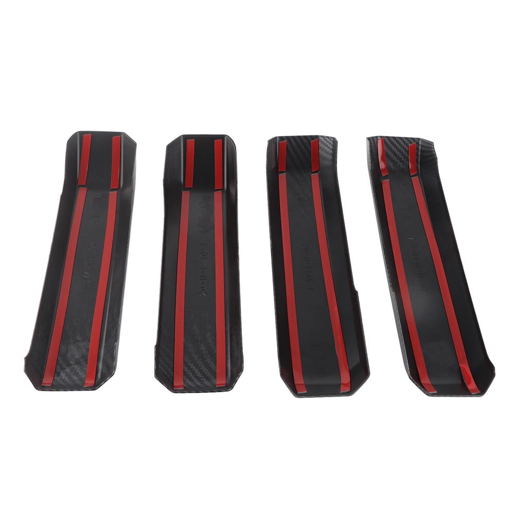 4Pcs Inner Door Handle Bowl Cover Trim Carbon Fiber Grain Fit for Ford F150 2015?2020