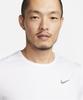 NIKE Dri-Fit Uv Miler Short Sleeve Running Top M - White / Dv9316-100