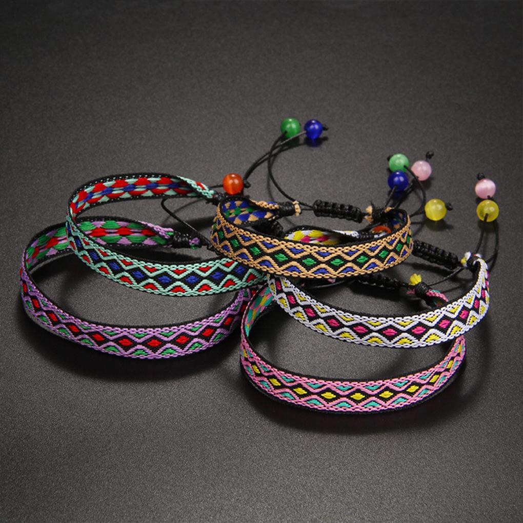 Wide Application And Wear-Resistant Bohemia Bracelet Cotton Made Non-Toxic Bracelet For Women