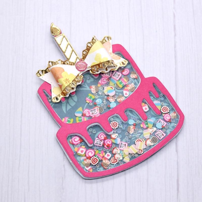 Carbon Steel DIY Double Layers CAKE Metal Cutting Dies Embossing Stencils Template for Decorative Paper Card Photo Album