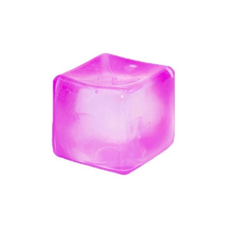 Maltose Ice Cube Stress Squeeze Toy - Polar Light Slow Rebound TPR Decompression Block