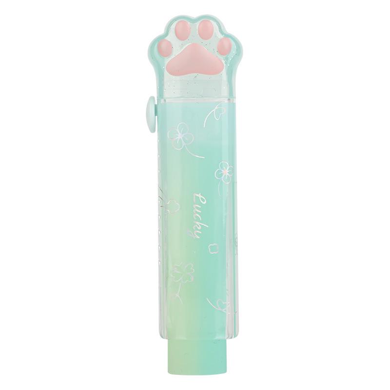 Cartoon Cat Paw Eraser - No-Marks, No-Crumbs Correction for Students, Art & Drawing.