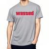 T Shirt Men Comfortable Cheap Tshirt Wasted Text On Black Crew Neck Mens Tshirt Stylish Soft Plus Size Tshirt
