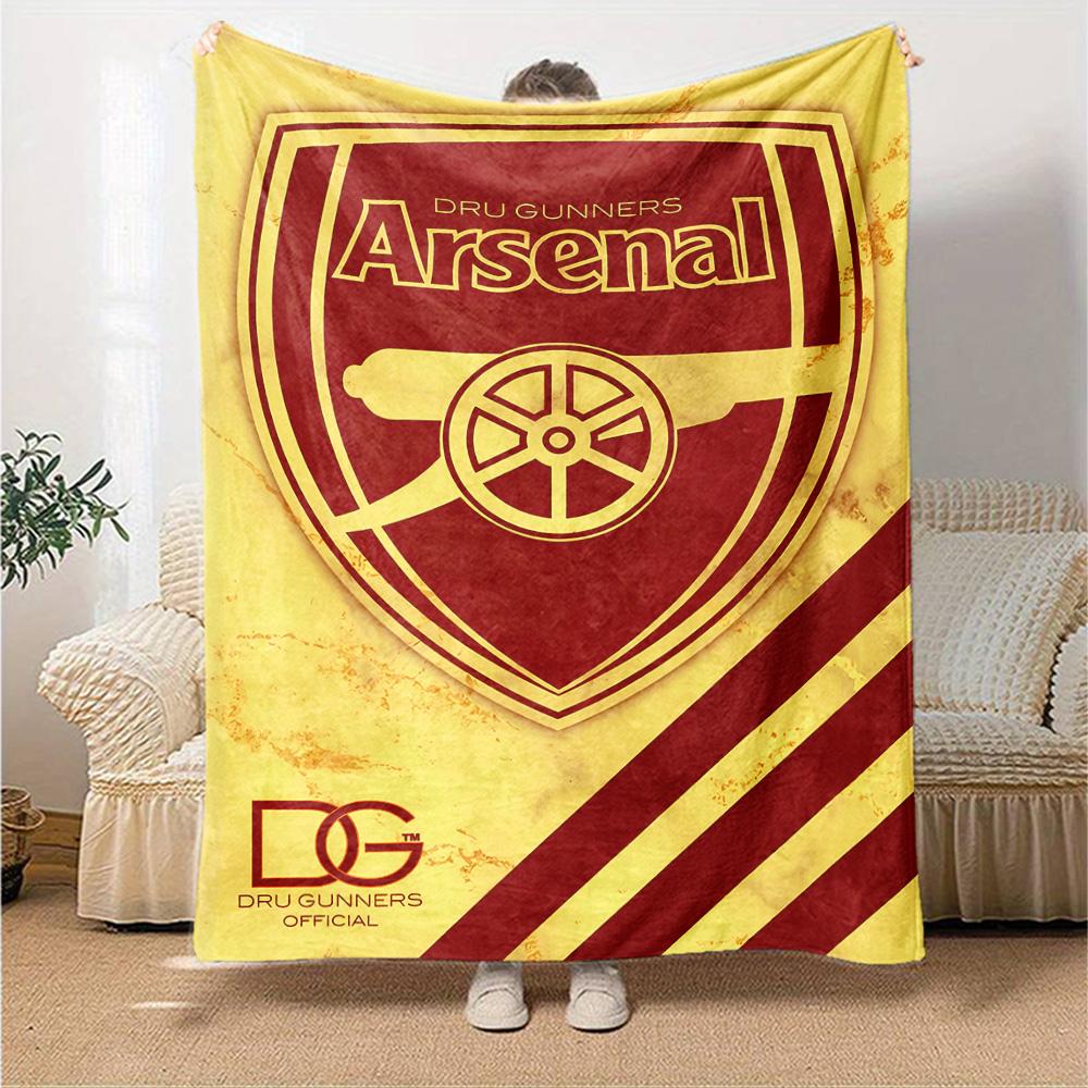 Arsenal Blanket Comfortable Suitable for Office Seaside Picnics for All Occasions Warmthful Decor Birthday Christmas Gift Blanket