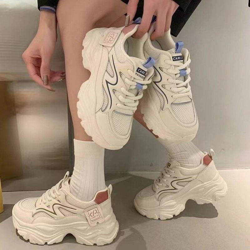 Všestranné a pohodlné sportovní boty pro ženy, zvyšující výšku a módní, Daddy Shoes