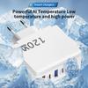 120W Multi-Port Fast Charger: 3 USB + 3 PD, US/EU/UK Compatible