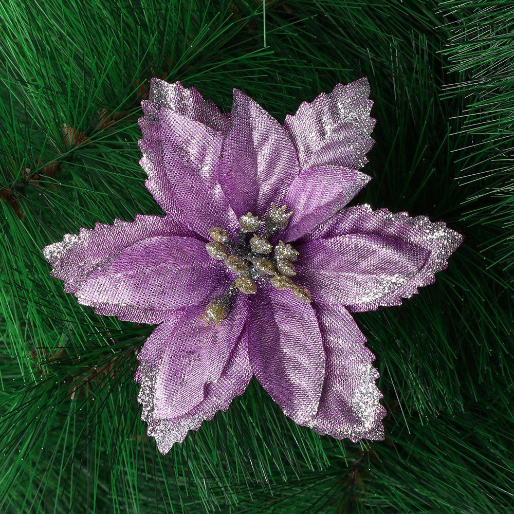 Gold Powder Artifical Christmas Tree Decorations Fake Flowers Christmas Flowers Home Xmas Ornaments