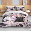 Japanese Anime Moe Double Bed Duvet Cover Bed European Bedding Sets Home Textiles Luxury Pillow Cases Bedroom Bedding Sets
