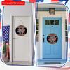 2D Flat 20*20cm1pc Always Remember Never Forget 4th of July Warrior Shoes and Flag Pattern Wooden Hanging Door Decor, USA Independence Day Patriotic