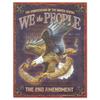 Desperate Enterprises We The People Nd Amendment Tin Sign Nostalgic Vintage Metal Wall Decor