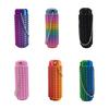 11Pcs Spike Texture Keychain Quiet Fidgeting Portable Stress Relief Tool with Bright Color Lightweight Sensory Toy