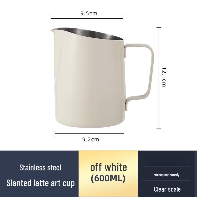 Stainless Steel Angled Spout Latte Art Pitcher