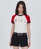 CONY Raglan Vintage Girl Tee / Red