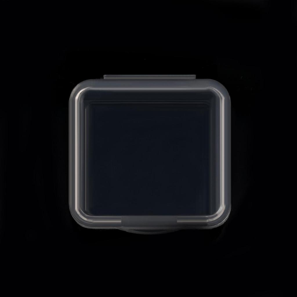 Nail Art Diamond Storage Box: Semi-Transparent, Single Opening, Plastic Organizer