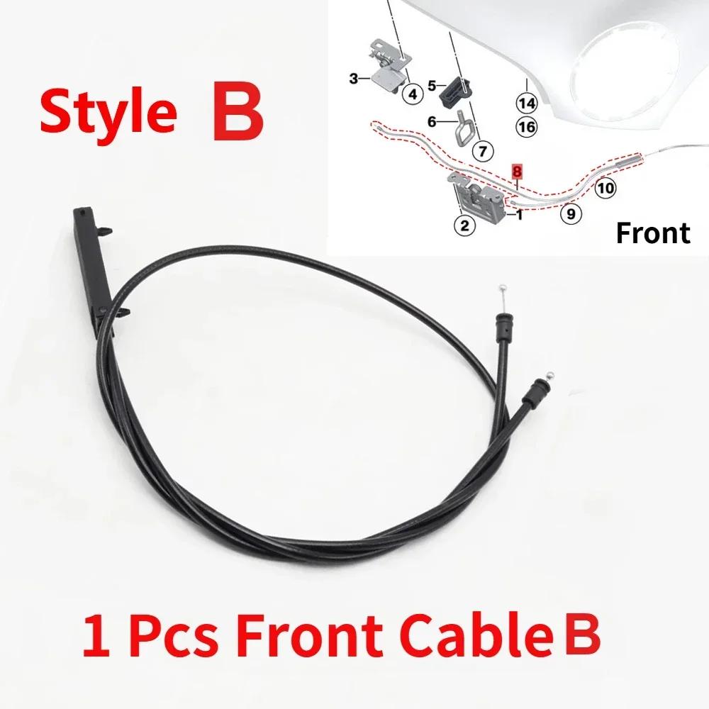 1 cable de liberación de bloqueo del capó del motor de alambre para Mini Cooper S R55 Clubman R56 R57 Convertible R58 Coupe R59 Roadster