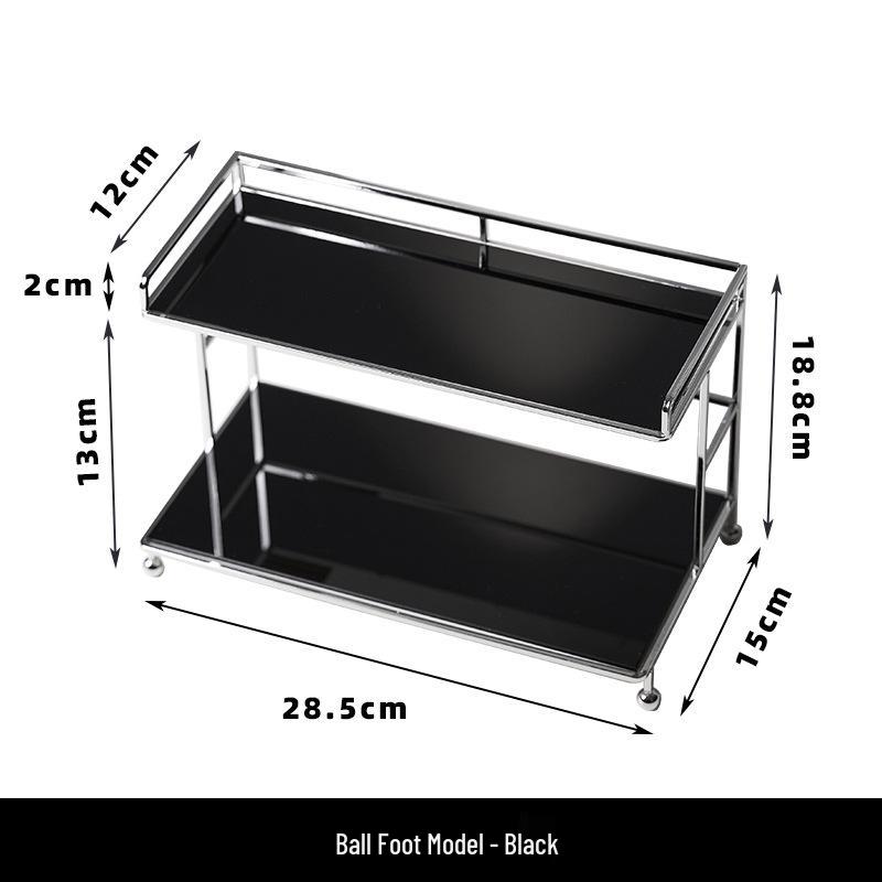 Acrylic Storage Rack: Kitchen, Bathroom, Cup & Cosmetics Holder