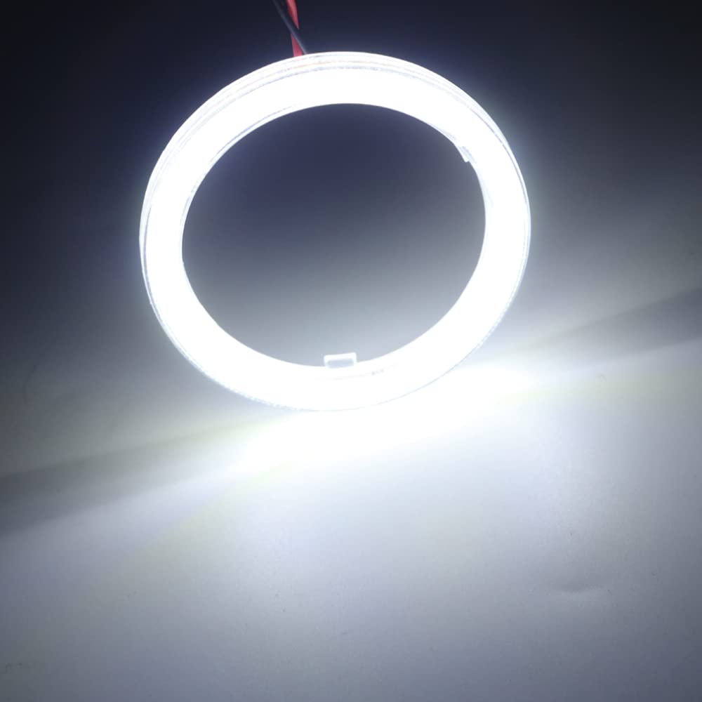 Grandview LED COB Squid Ring 60mm Headlamp White White with Cover Ballast Angel Eye