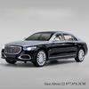 1:24 GLS600 S680 Model Diecast Alloy Toy Car Sound Light Pull Back Front Wheel Steering Door Opened Vehice Children Holiday Gift