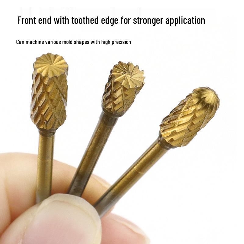 Doppelkerb-Rotationsfeile Metallgratwerkzeug zur Lochvergrößerung (3x6mm)