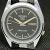 RECONDITIONAT VINTAGE SEIKO 5 AUTO 7009A JAPONIA CEAS BĂRBAȚI D/D NEGRU 593a-a311255-2 SKU593a-a311255