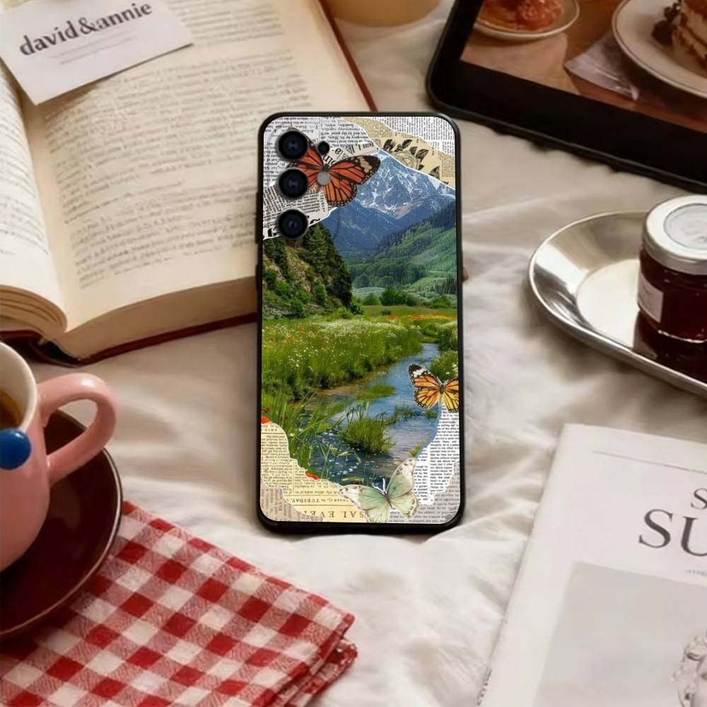 

Forest Collage Phone Case For Samsung S25,S24,S21,S22,S23,S30,Ultra,S20,Plus,Fe,Soft Silicone Black Cover Samsung S24ULTRA