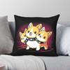 Corgi Cerberus Square Pillowcase Polyester Linen Velvet Printed Zip Decor Sofa Seater Cushion Cover Wholesale X