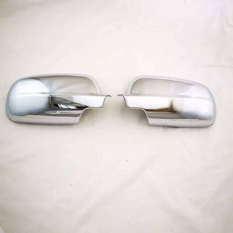 For VW Golf 4 MK4 1998-2002 Passat B5 Jetta Car Rearview Side Mirror Cover Car Sticker Wing Cap Exterior Door Case Trim Silver