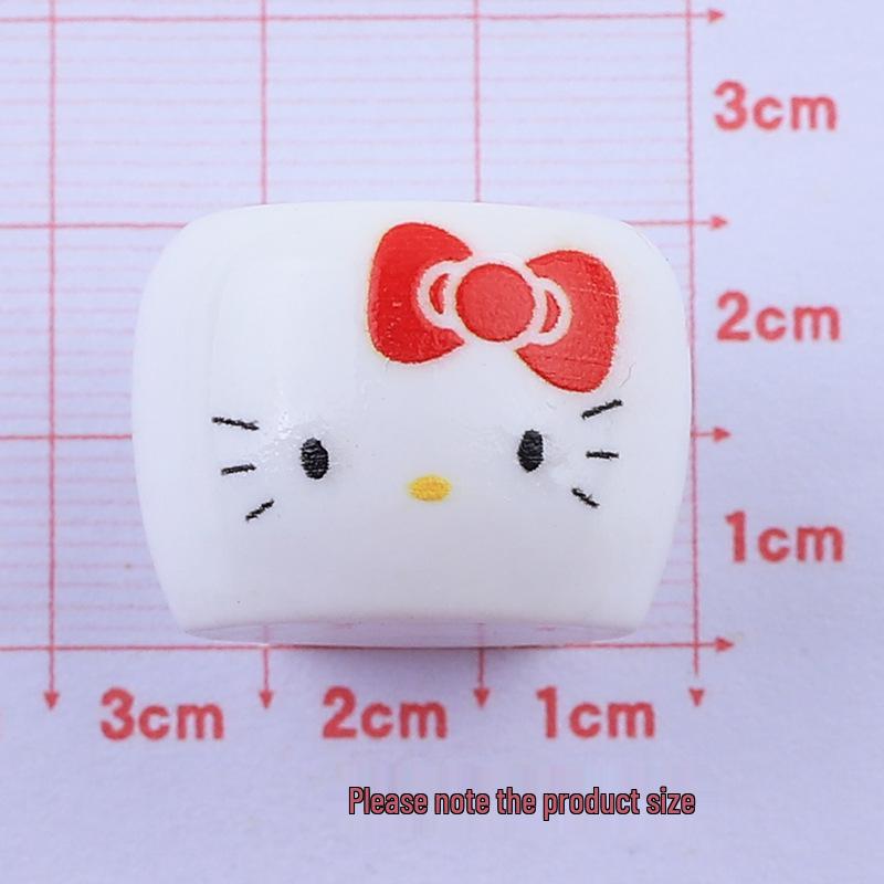 Cute Animal Teacup DIY Hair Clip Kit: Handmade Cartoon Resin Ornaments