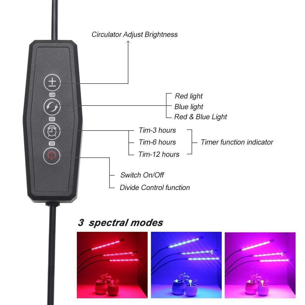 USB LED Plant Lights Full Spectrum Potted Plant Lamp Greenhouse Cultivation Grow Box