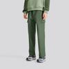 Skechers Solid Color Outdoor Sports Straight Leg Mid Rise Elastic Waist Casual Pants Men Bottoms Army-Green L424M047-031F