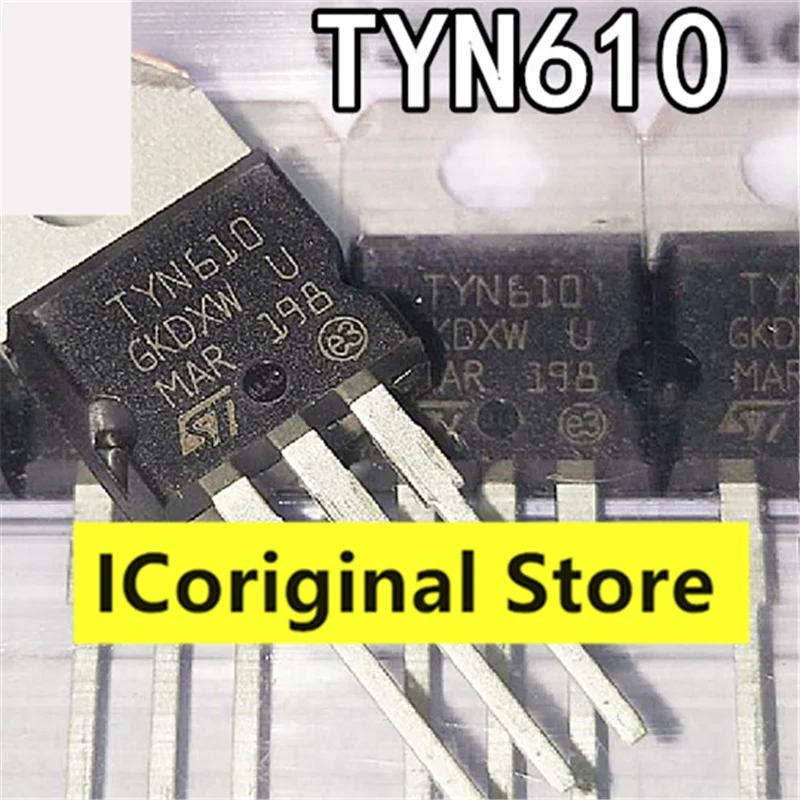 

10PCS Original chip TYN610 TYN612 TO-220 One-way t hyristor10A/600V of new home furnishings