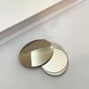 Travel Essential Metal Foldable Makeup Mirror Mini Unbreakable Double-Sided Cute Cosmetic Mirror for Women