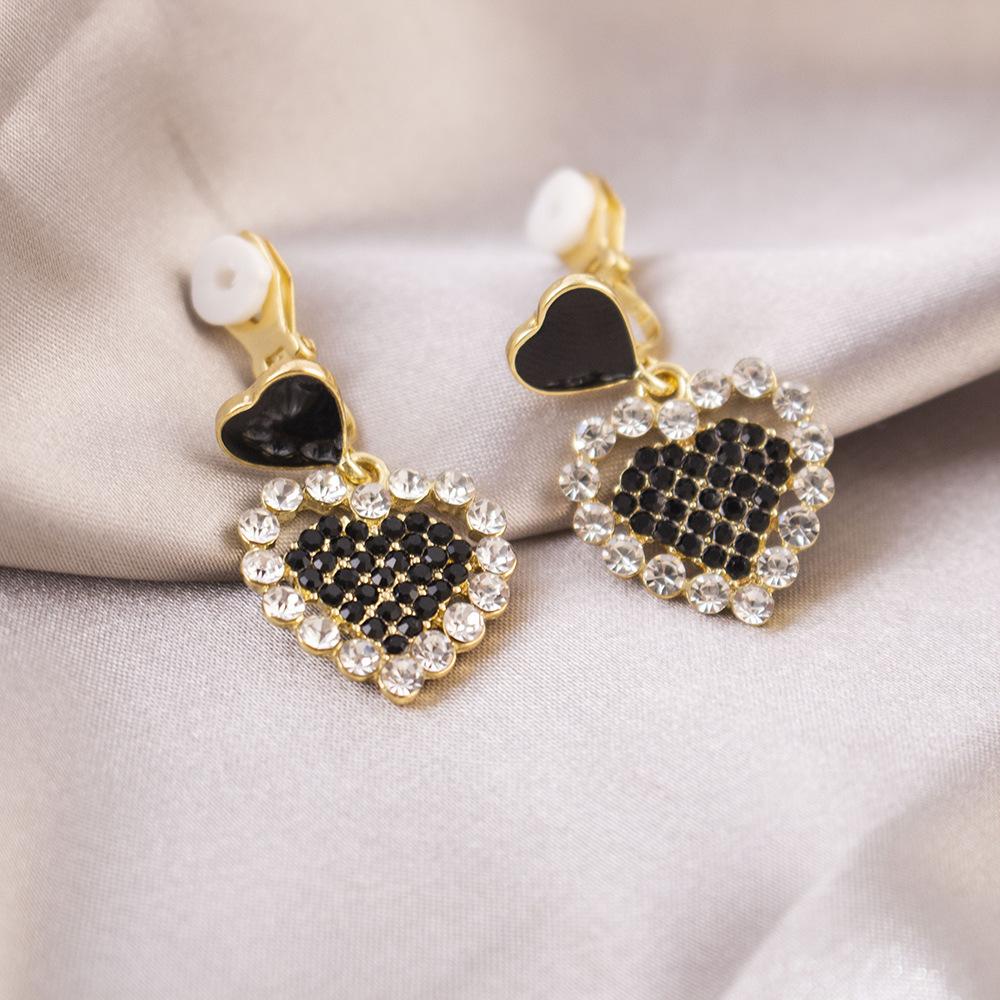 Versatile Light Luxury Ear Clips Without Pierced Ears Daily High-end Triangular Ear Clips Versatile Women's Earrings