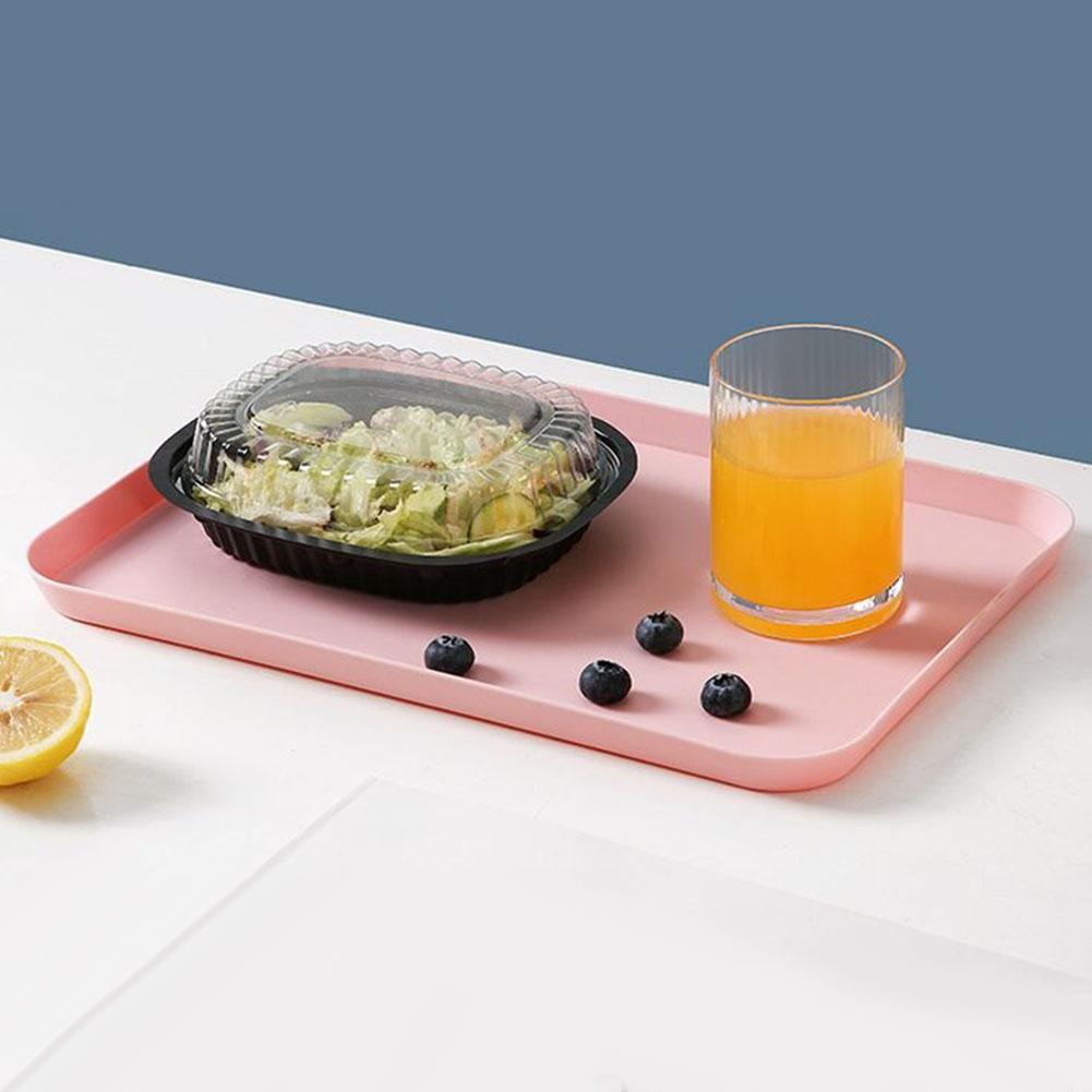 Stable Environmentally Dining Bar Heat-Resistant Trays Flat