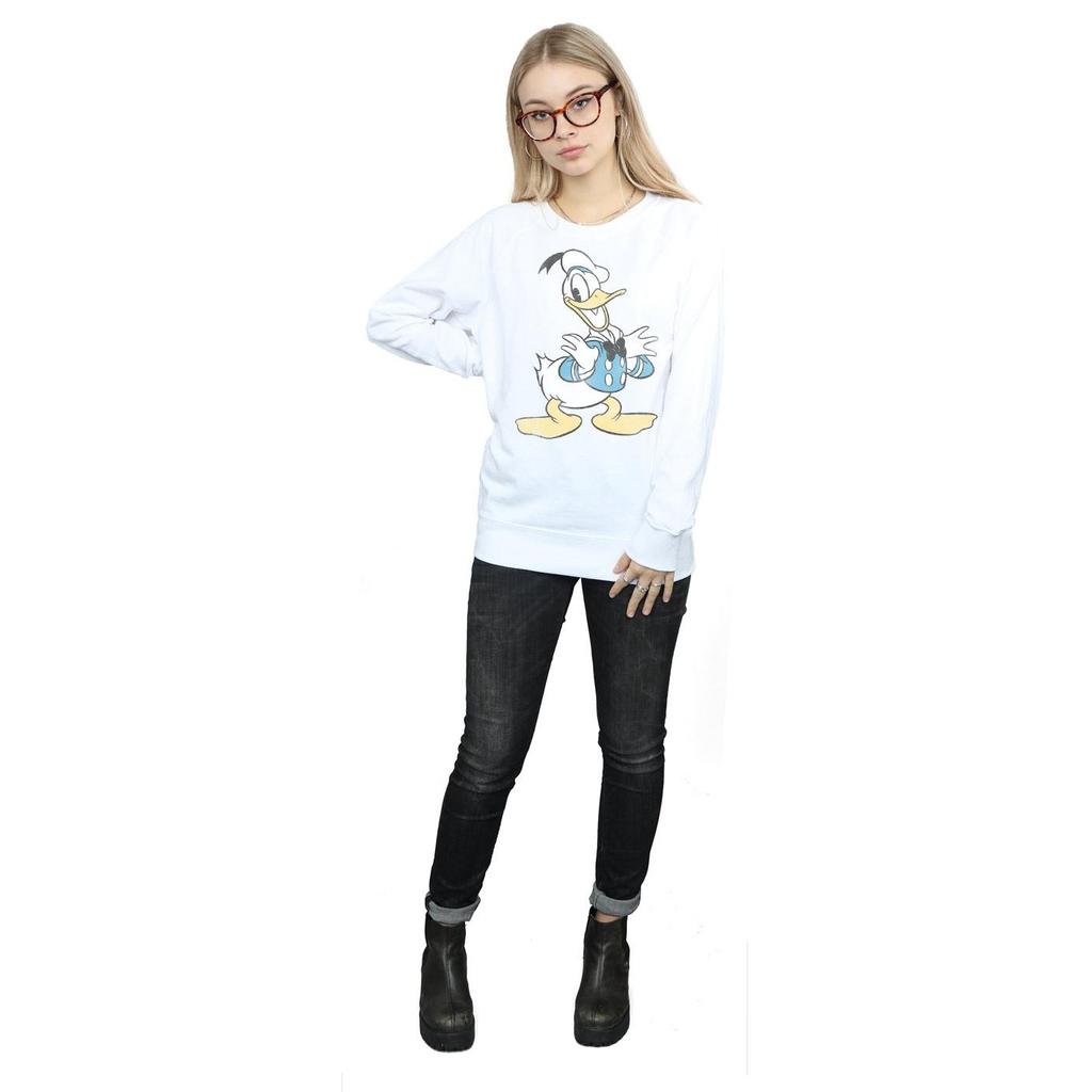 Disney Womens/Ladies Donald Duck Posing Sweatshirt