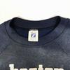 Logo7 USA Rare MLB Red Sox Boston Red Sox Large Print Sweatshirt Men L Navy Fleece Lined(USED)