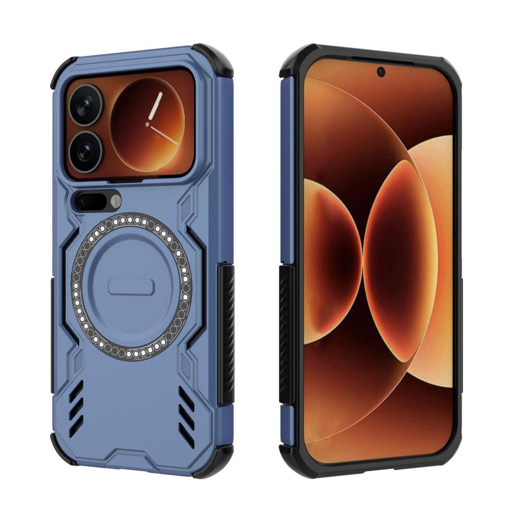 Applicable to Xiaomi 17ProMax butterfly armor magnetic mobile phone case Xiaomi 15TPro heat dissipation Xiaomi 15T protective case