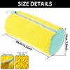 2 Units Washing Shoes Bag Cotton Laundry Net Fluffy Fibers Easily Remove Dirt Washing Bags Anti-deformation Shoes Clothes Organizer
