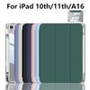 Suitable for ipad 10th 11th generation A16 11 inch , Crystal Clear Case with Pencil Slot, Auto Sleep Wake, Acrylic material
