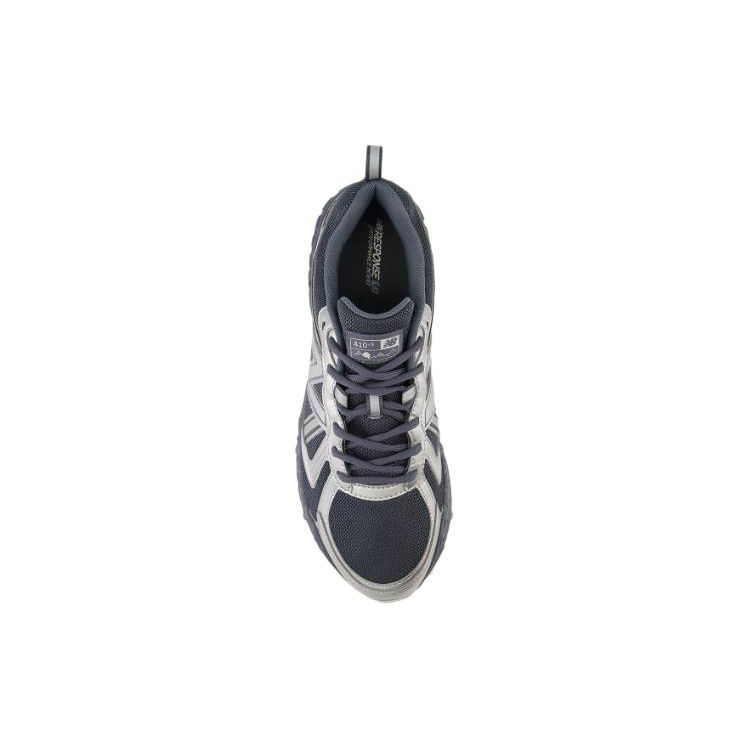 New Balance Nb 410 V5 Comfortable Versatile Low-Top Casual Trail City Commuting Running Shoes Men Sneaker Black Silver MT410GS5