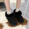 Fashion Solid Colorn Korean Style Woman Shoes Furry Non Slip On Promotion Lamb Work Fashion 2025 New In Trend Boot Snow Boots for Wome
