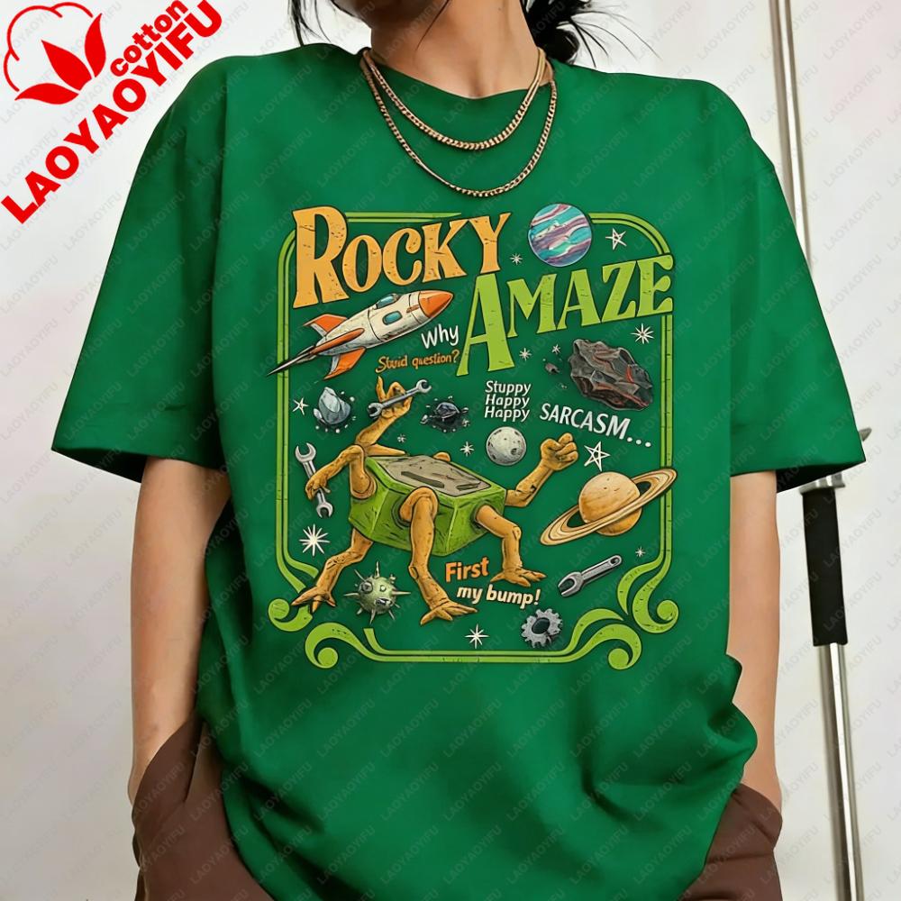 Rocky Amaze Project Hail Mary Shirt SciFi Space Novel Fan Tee Funny Book Lover Graphic TShirt Fashion Unisex Unisex Cotton Tops