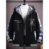 Men's Hip-Hop Hooded Jacket - Trendy Hong Kong Style, Loose Fit, Plus Size, Perfect for Spring and Autumn