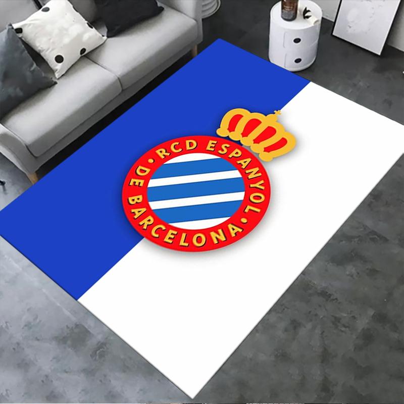 2026 NEW RCD Espanyol Carpet Rug for Living Room Bedroom Home Sofa Decoration,Kids play Non-slip Floor Mat